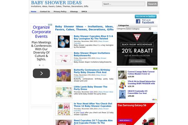Do’a Ibu theme site design template sample