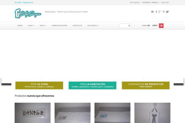 Webmarket theme site design template sample