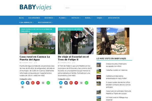 MH Magazine theme site design template sample