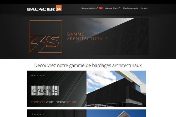 Flare theme site design template sample
