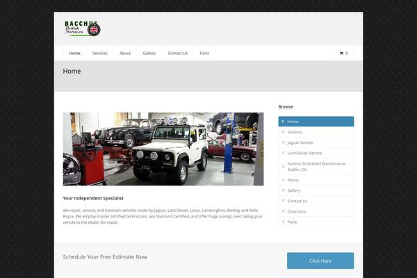 Total theme site design template sample