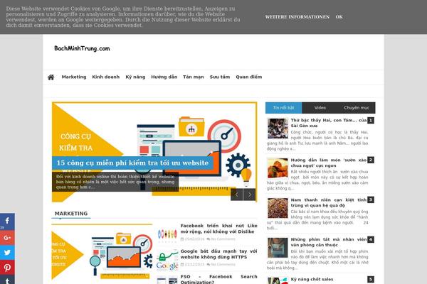 bachminhtrung.com site used Caps