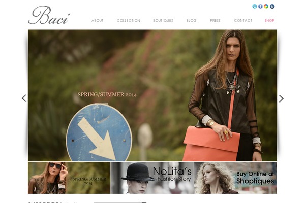 bacifashion.com site used Baci