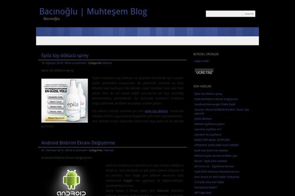 picochic theme site design template sample