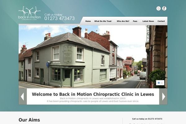 back-in-motion.com site used Digiworx
