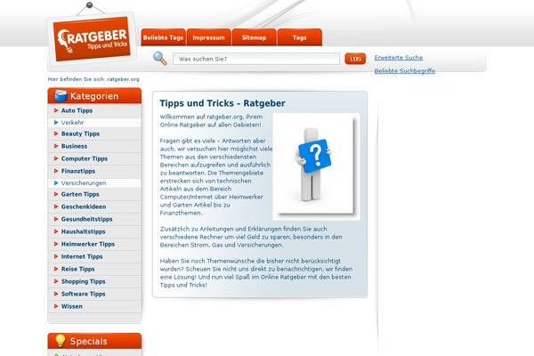 back2d.de site used Ratgeber