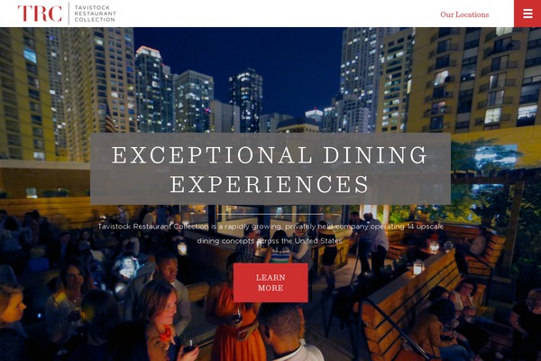 Trc theme site design template sample
