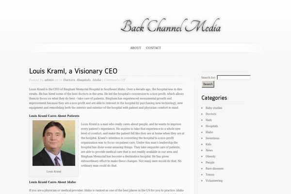 SimplePress theme site design template sample