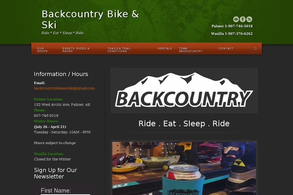 Alyeska theme site design template sample