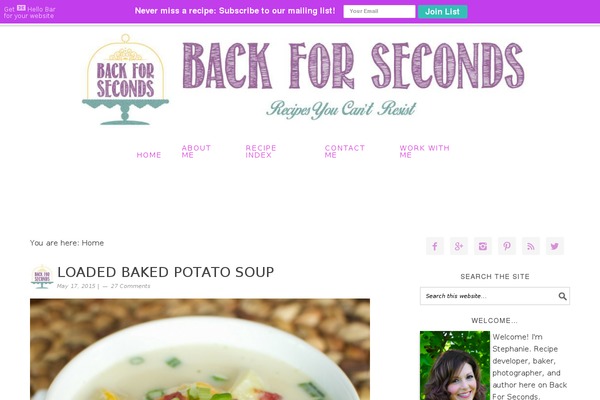 Foodie Pro theme site design template sample