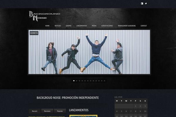 Musicpro theme site design template sample