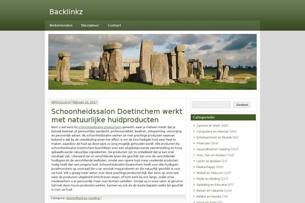 zeeSynergie theme site design template sample