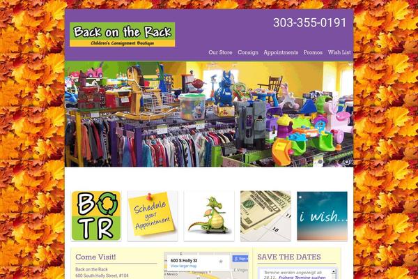 Bottega theme site design template sample