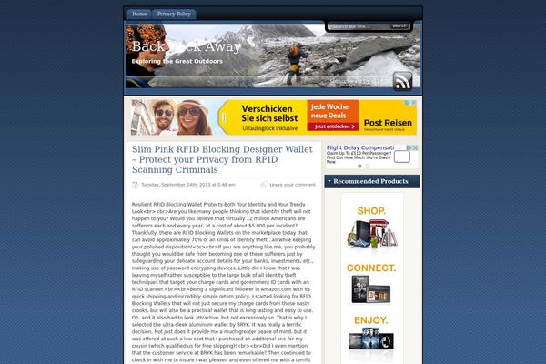 Flexsqueeze theme site design template sample