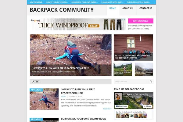 backpackcommunity.com site used Point-child
