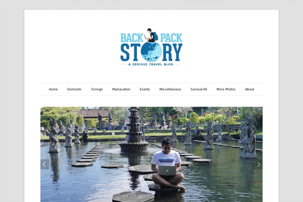 backpackstory.me site used Newed