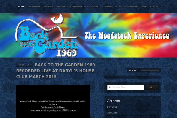 Music theme site design template sample