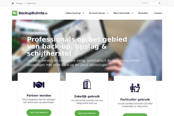 backupruimte.nl site used Backupruimte