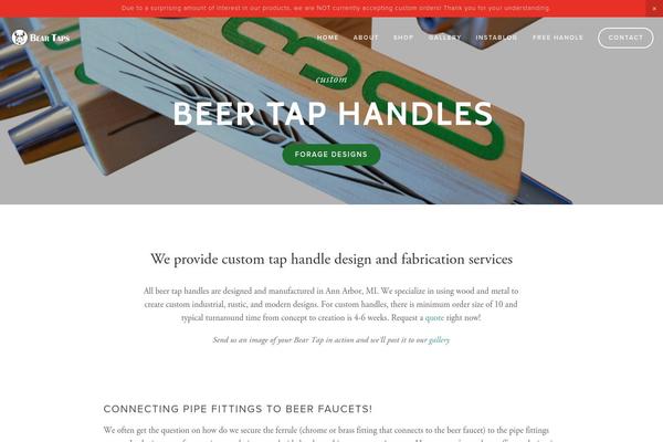 Wootique theme site design template sample