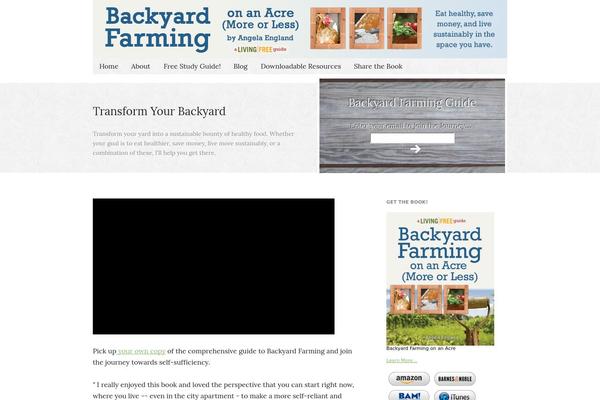 Balance theme site design template sample
