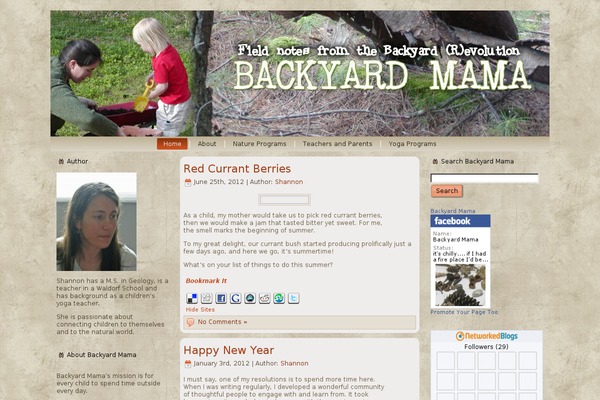 backyardmama.com site used Design8