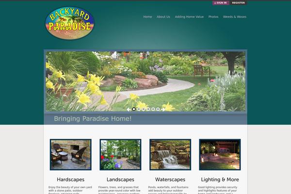 Salutation theme site design template sample