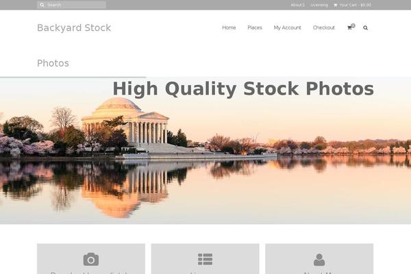Site using Symbiostock-pro plugin