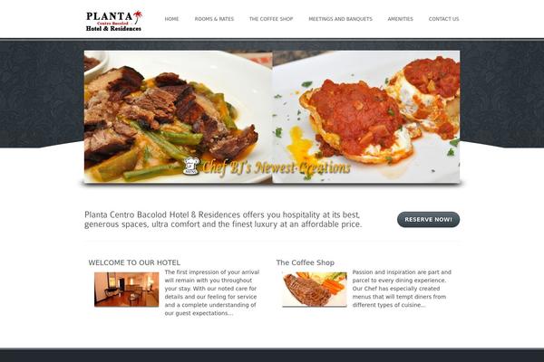 Hermes theme site design template sample