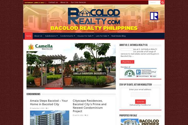Sahifa theme site design template sample