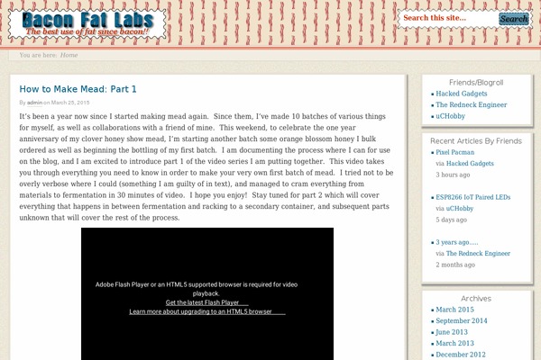 Retro-fitted theme site design template sample