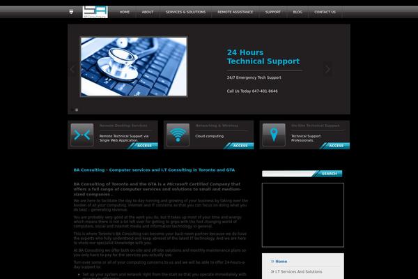 Site using Bannerspace Slideshow plugin