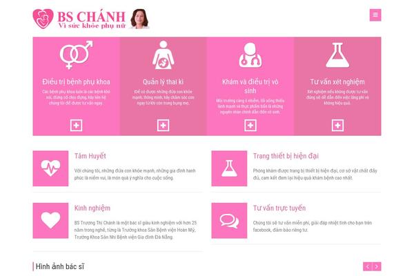 Clinico theme site design template sample