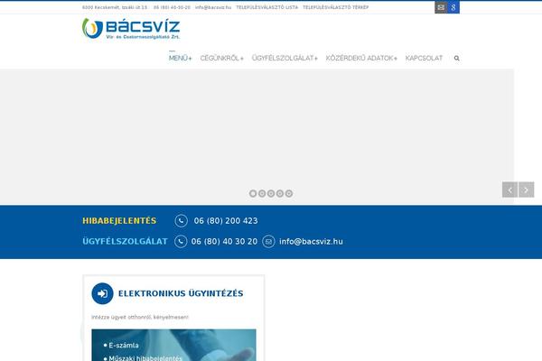 bacsviz.hu site used 3Clicks
