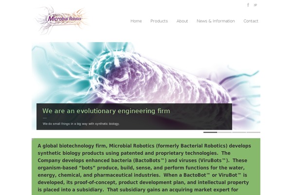 bacterialrobotics theme websites examples
