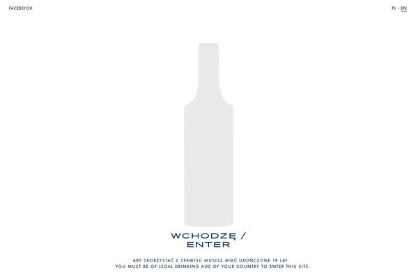 baczewski-vodka.pl site used Baczewski