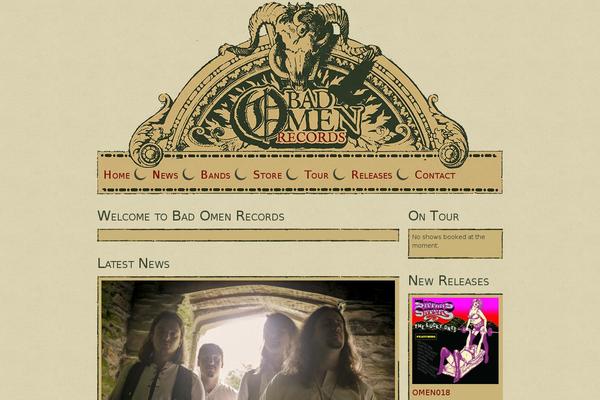 Starkers theme site design template sample