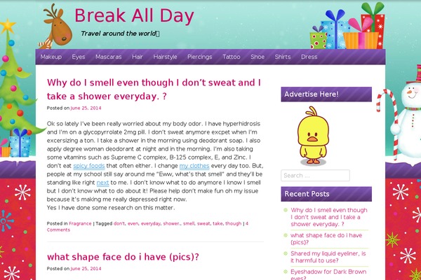 baday.net site used ChristmasPress