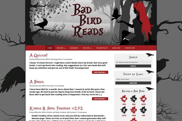 Site using Ultimate-book-blogger plugin