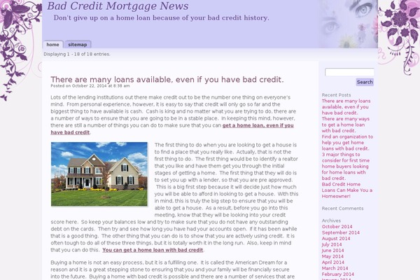 Purple Pastels theme site design template sample