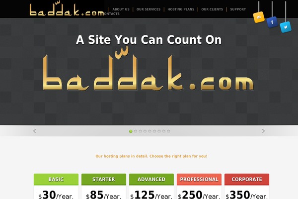 Cloudhost theme site design template sample