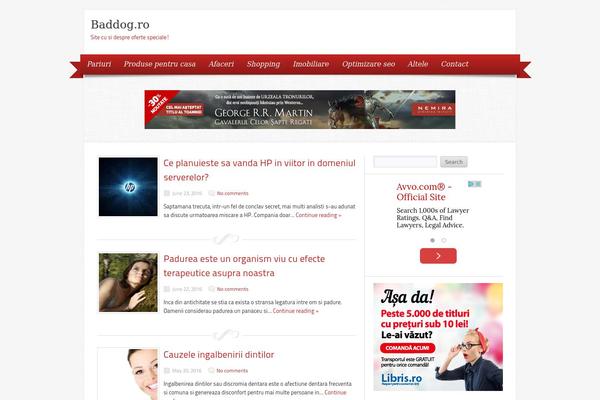 Delicacy theme site design template sample
