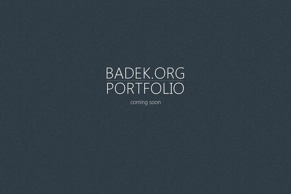 badek.org site used Badek