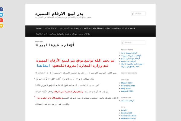 WordPress website example screenshot