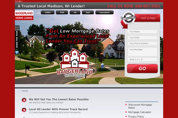 badgerlandhomeloans.com site used Rockstarbiztheme-v1-8-1