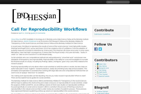 Site using WP QuickLaTeX plugin
