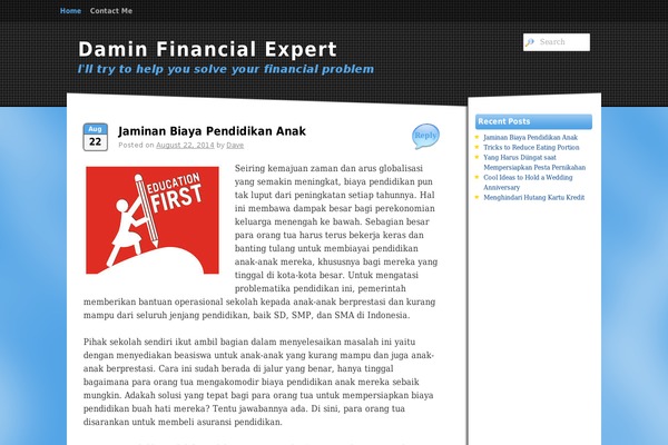 Sonar theme site design template sample