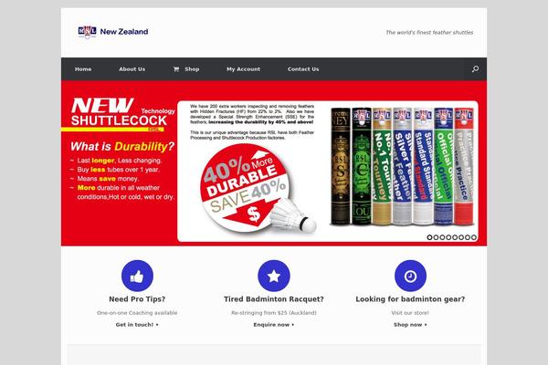 badminton.co.nz site used Vantage