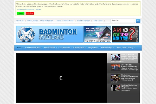 badmintonscotland.org.uk site used Badminton