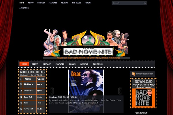 iMovies theme site design template sample