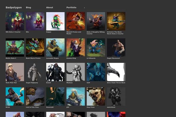 badpolygon.com site used Portfolium